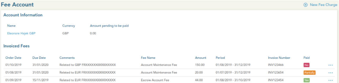 Client's page