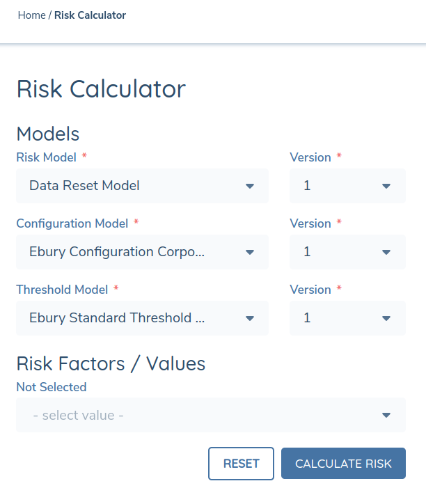 FenX Risk Score Calculator